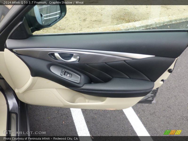 Graphite Shadow / Wheat 2014 Infiniti Q 50 3.7 Premium