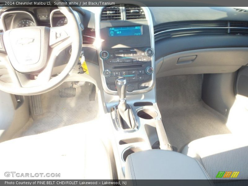 Summit White / Jet Black/Titanium 2014 Chevrolet Malibu LS