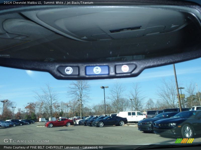 Summit White / Jet Black/Titanium 2014 Chevrolet Malibu LS