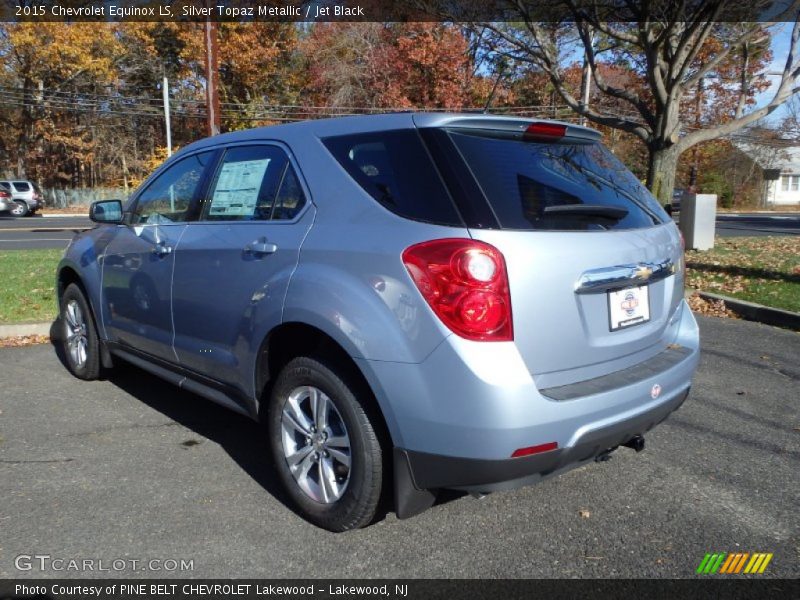 Silver Topaz Metallic / Jet Black 2015 Chevrolet Equinox LS