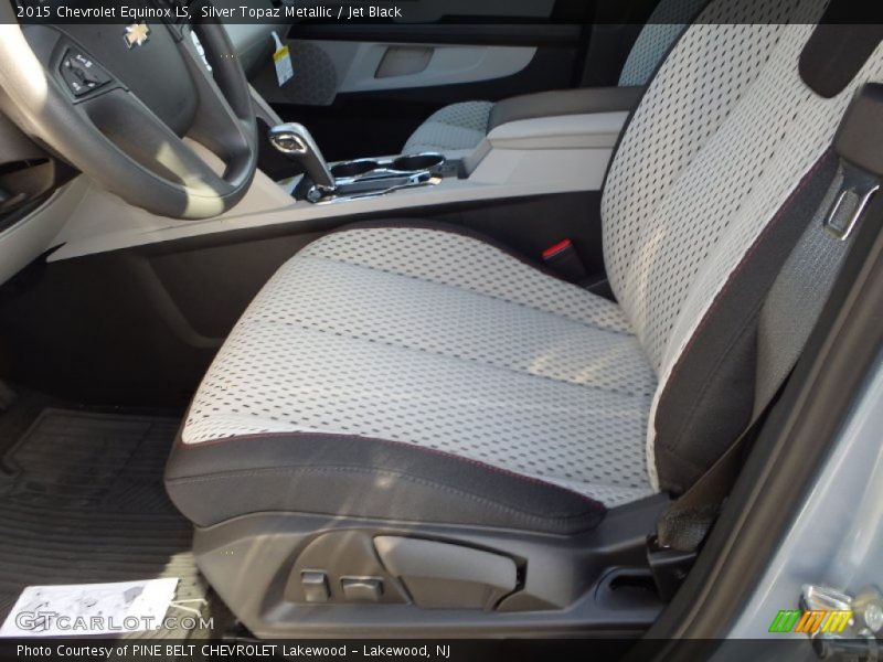 Silver Topaz Metallic / Jet Black 2015 Chevrolet Equinox LS