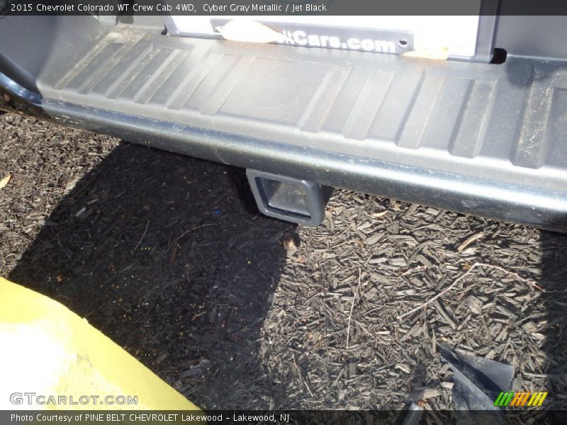 Cyber Gray Metallic / Jet Black 2015 Chevrolet Colorado WT Crew Cab 4WD