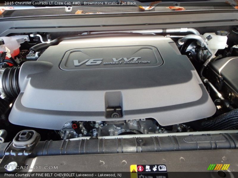 Brownstone Metallic / Jet Black 2015 Chevrolet Colorado LT Crew Cab 4WD