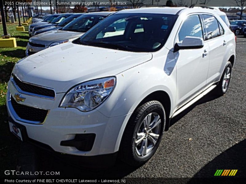 Summit White / Light Titanium/Jet Black 2015 Chevrolet Equinox LT