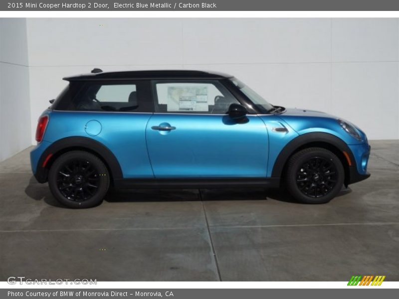 Electric Blue Metallic / Carbon Black 2015 Mini Cooper Hardtop 2 Door