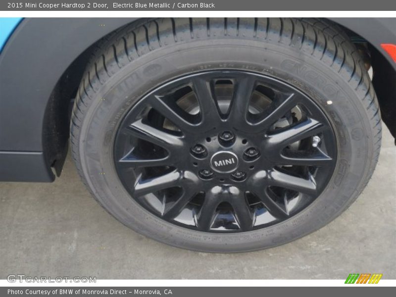 Electric Blue Metallic / Carbon Black 2015 Mini Cooper Hardtop 2 Door