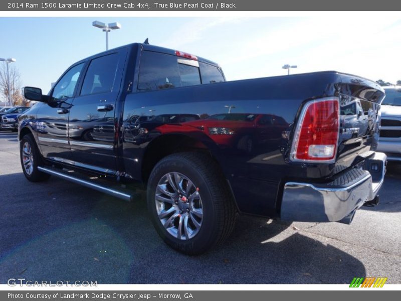 True Blue Pearl Coat / Black 2014 Ram 1500 Laramie Limited Crew Cab 4x4