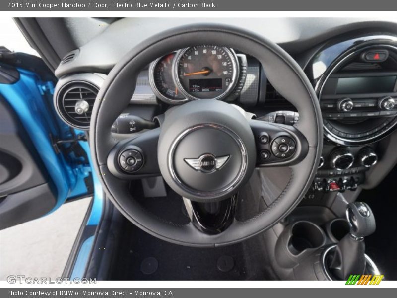 Electric Blue Metallic / Carbon Black 2015 Mini Cooper Hardtop 2 Door