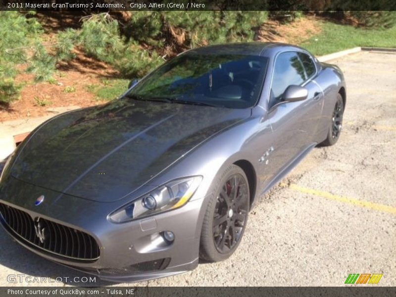 Grigio Alfieri (Grey) / Nero 2011 Maserati GranTurismo S Automatic