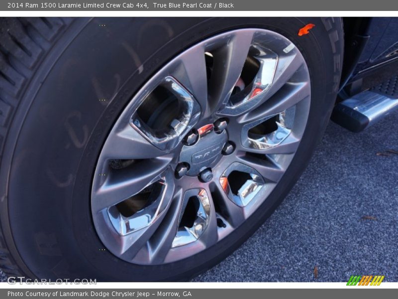 True Blue Pearl Coat / Black 2014 Ram 1500 Laramie Limited Crew Cab 4x4