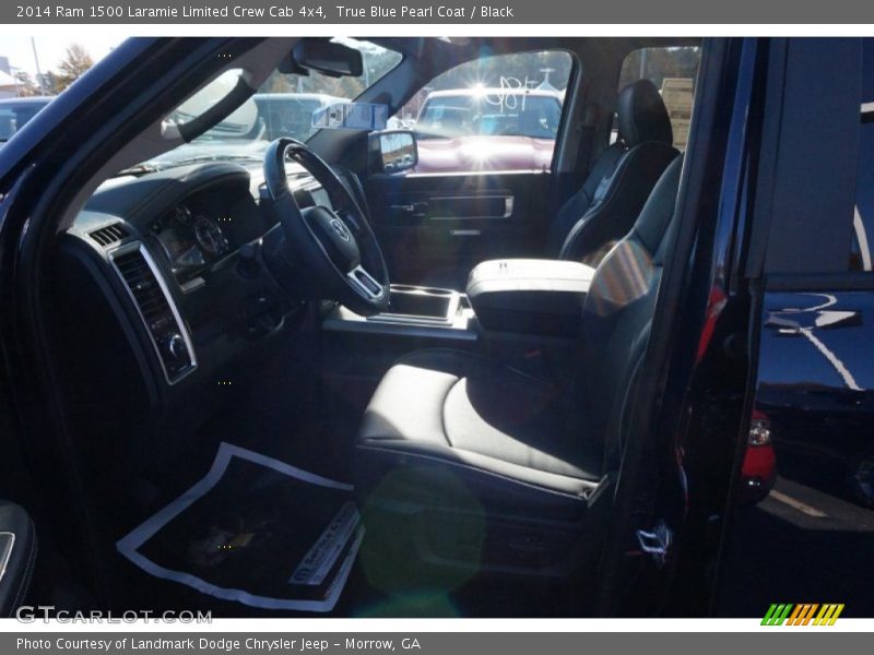 True Blue Pearl Coat / Black 2014 Ram 1500 Laramie Limited Crew Cab 4x4