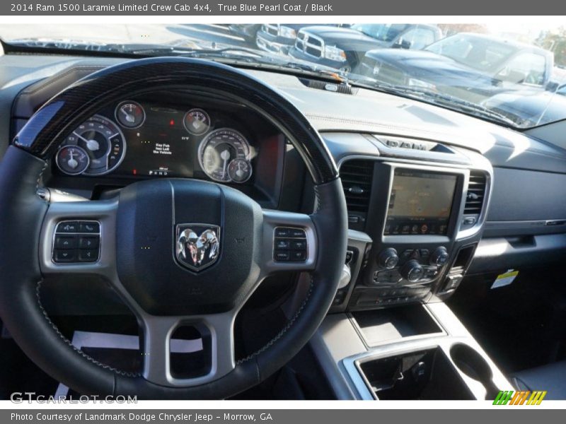 True Blue Pearl Coat / Black 2014 Ram 1500 Laramie Limited Crew Cab 4x4