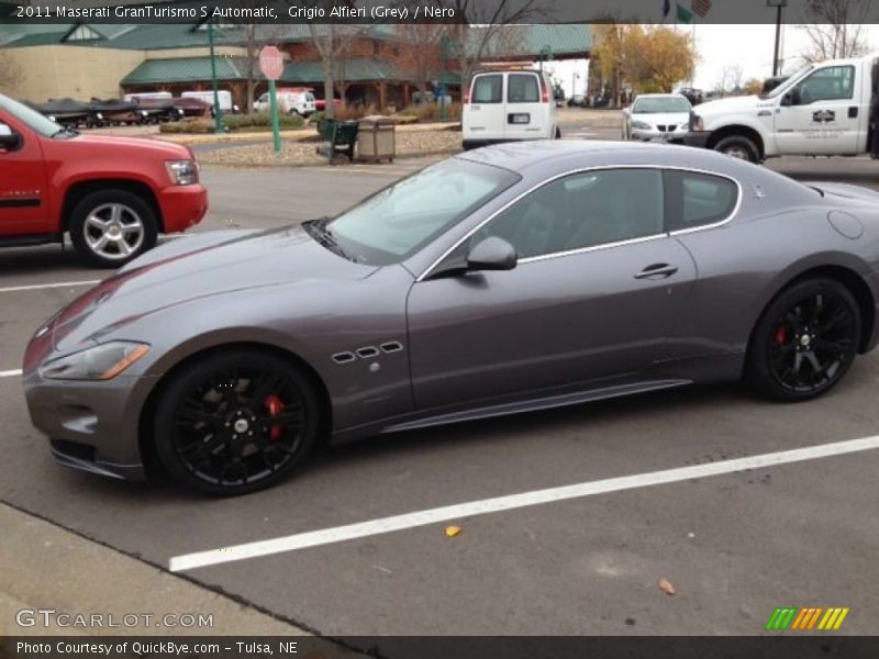 Grigio Alfieri (Grey) / Nero 2011 Maserati GranTurismo S Automatic