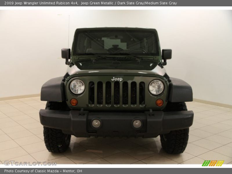 Jeep Green Metallic / Dark Slate Gray/Medium Slate Gray 2009 Jeep Wrangler Unlimited Rubicon 4x4