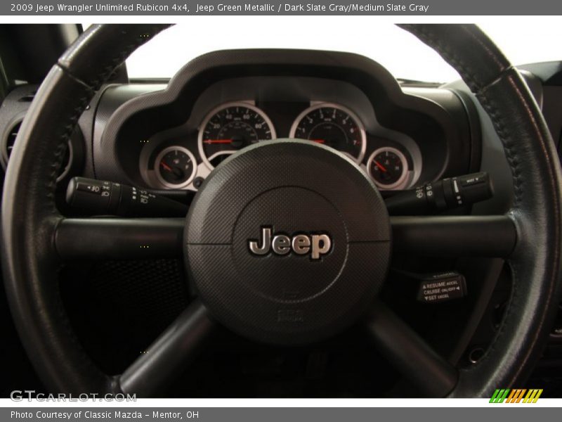 Jeep Green Metallic / Dark Slate Gray/Medium Slate Gray 2009 Jeep Wrangler Unlimited Rubicon 4x4
