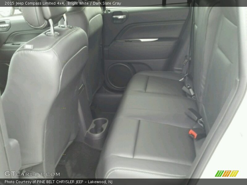 Bright White / Dark Slate Gray 2015 Jeep Compass Limited 4x4
