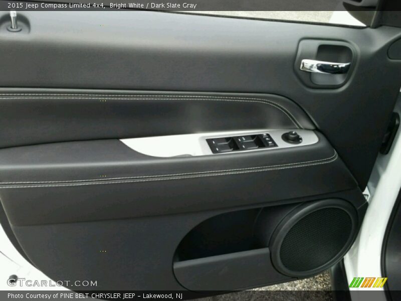 Bright White / Dark Slate Gray 2015 Jeep Compass Limited 4x4