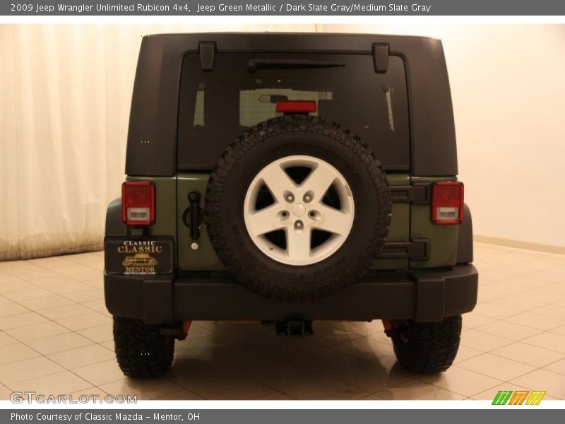 Jeep Green Metallic / Dark Slate Gray/Medium Slate Gray 2009 Jeep Wrangler Unlimited Rubicon 4x4