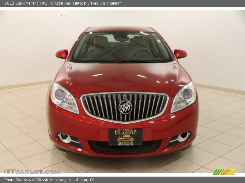 Crystal Red Tintcoat / Medium Titanium 2013 Buick Verano FWD