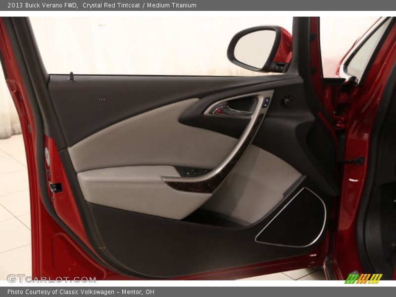 Crystal Red Tintcoat / Medium Titanium 2013 Buick Verano FWD