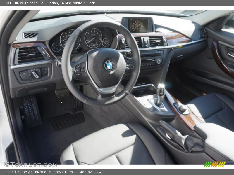 Alpine White / Black 2015 BMW 3 Series 328i Sedan
