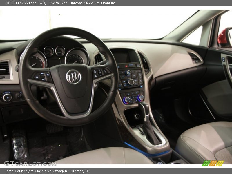 Crystal Red Tintcoat / Medium Titanium 2013 Buick Verano FWD