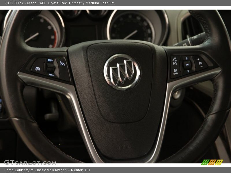 Crystal Red Tintcoat / Medium Titanium 2013 Buick Verano FWD