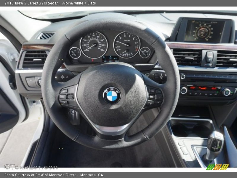 Alpine White / Black 2015 BMW 3 Series 328i Sedan