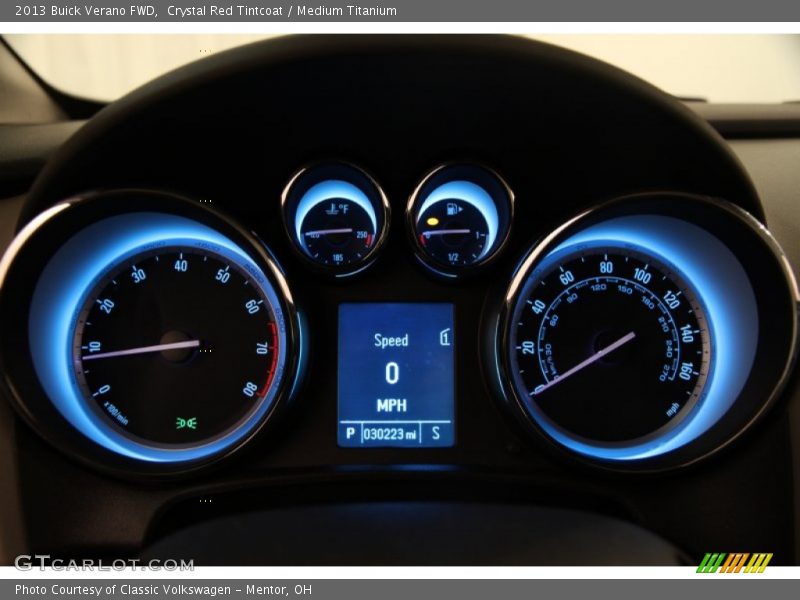 Crystal Red Tintcoat / Medium Titanium 2013 Buick Verano FWD