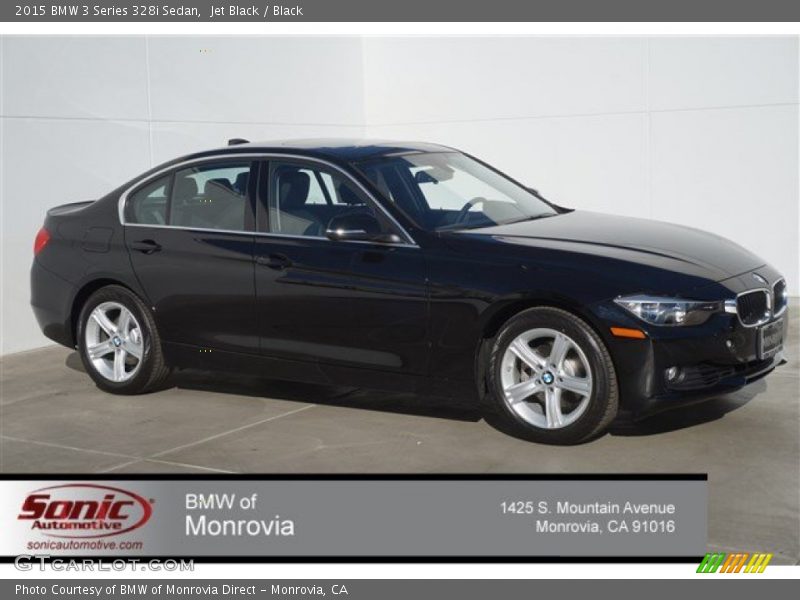 Jet Black / Black 2015 BMW 3 Series 328i Sedan
