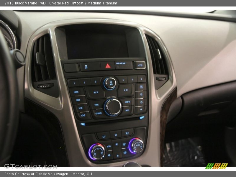 Crystal Red Tintcoat / Medium Titanium 2013 Buick Verano FWD