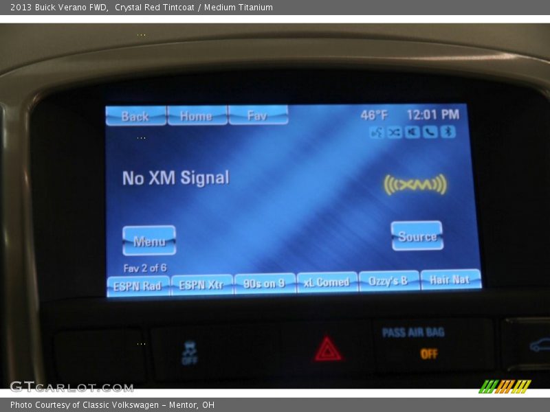 Crystal Red Tintcoat / Medium Titanium 2013 Buick Verano FWD