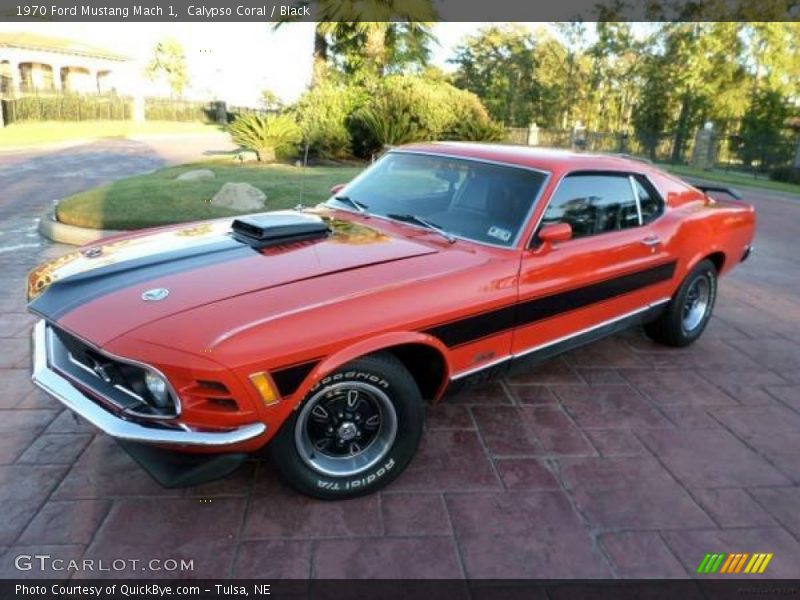 Front 3/4 View of 1970 Mustang Mach 1