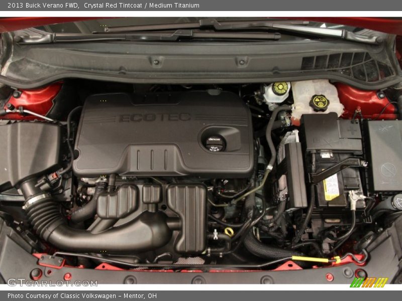 Crystal Red Tintcoat / Medium Titanium 2013 Buick Verano FWD