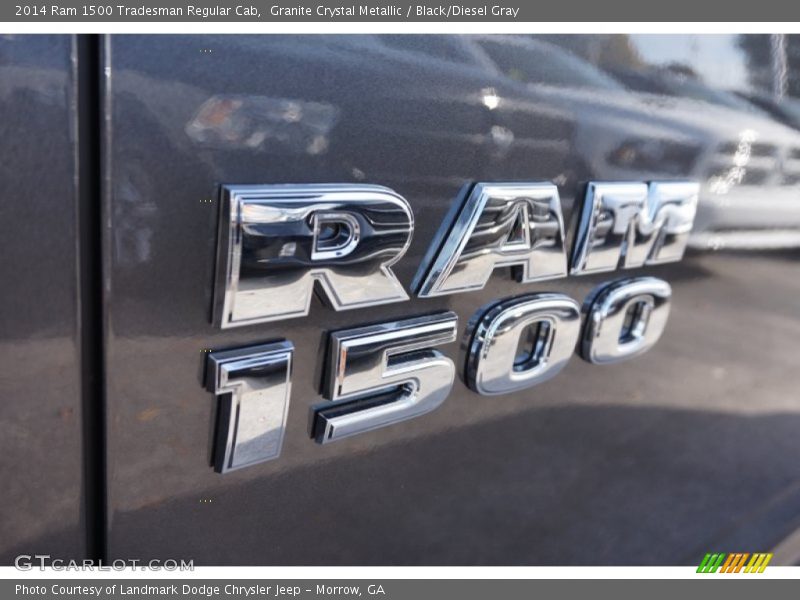 Granite Crystal Metallic / Black/Diesel Gray 2014 Ram 1500 Tradesman Regular Cab