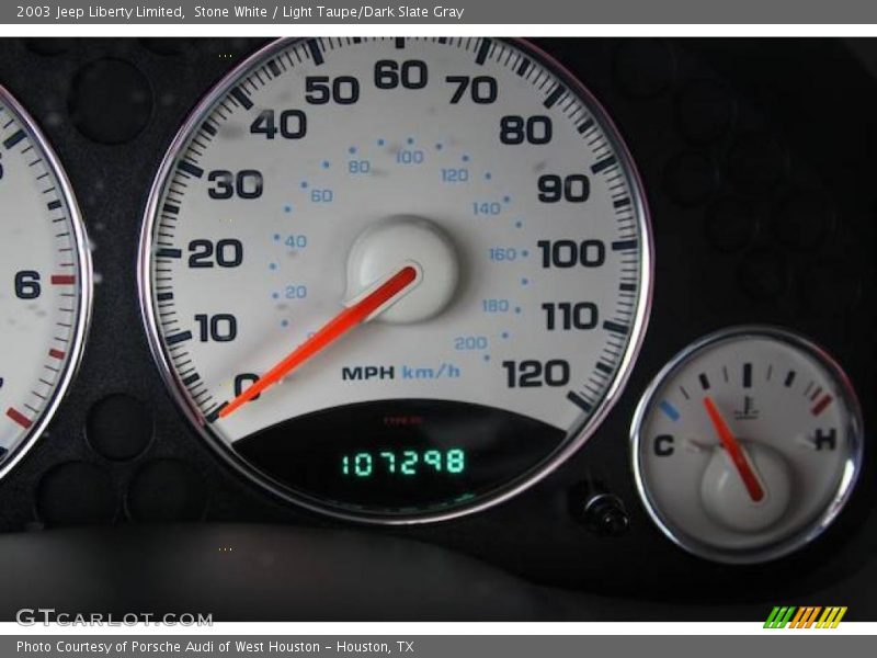 Stone White / Light Taupe/Dark Slate Gray 2003 Jeep Liberty Limited