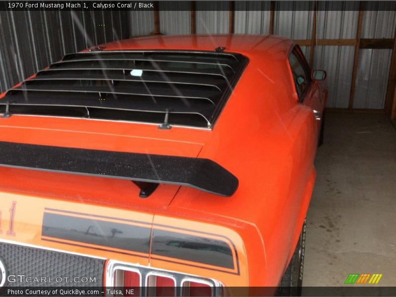 Calypso Coral / Black 1970 Ford Mustang Mach 1
