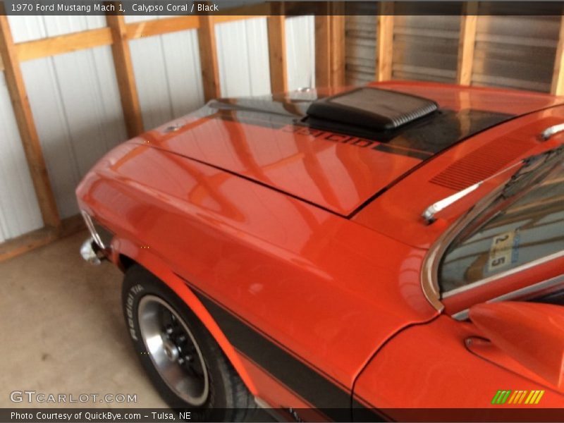 Calypso Coral / Black 1970 Ford Mustang Mach 1