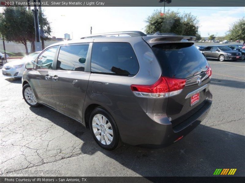 Silver Sky Metallic / Light Gray 2013 Toyota Sienna XLE