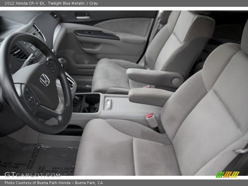 Twilight Blue Metallic / Gray 2012 Honda CR-V EX