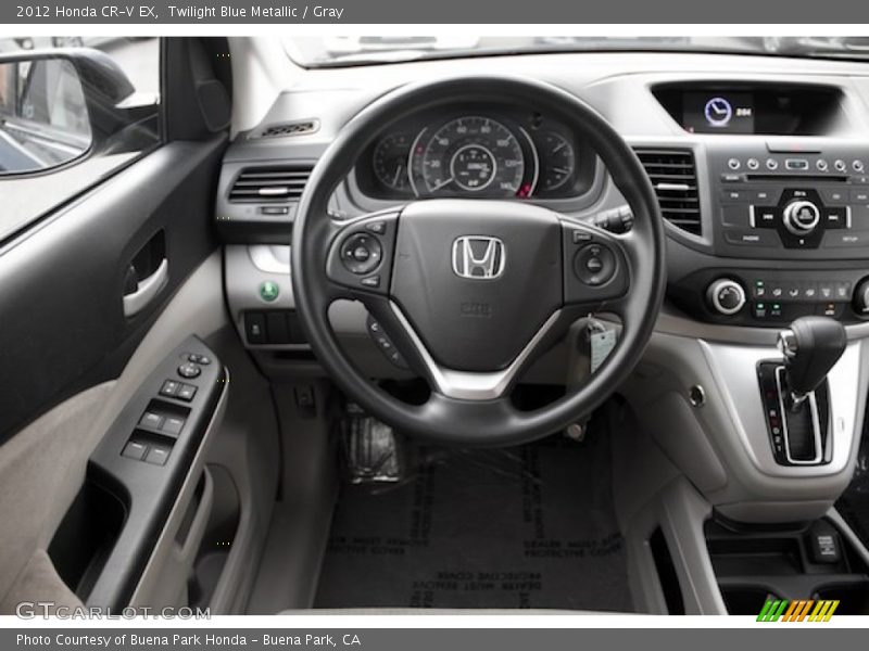 Twilight Blue Metallic / Gray 2012 Honda CR-V EX
