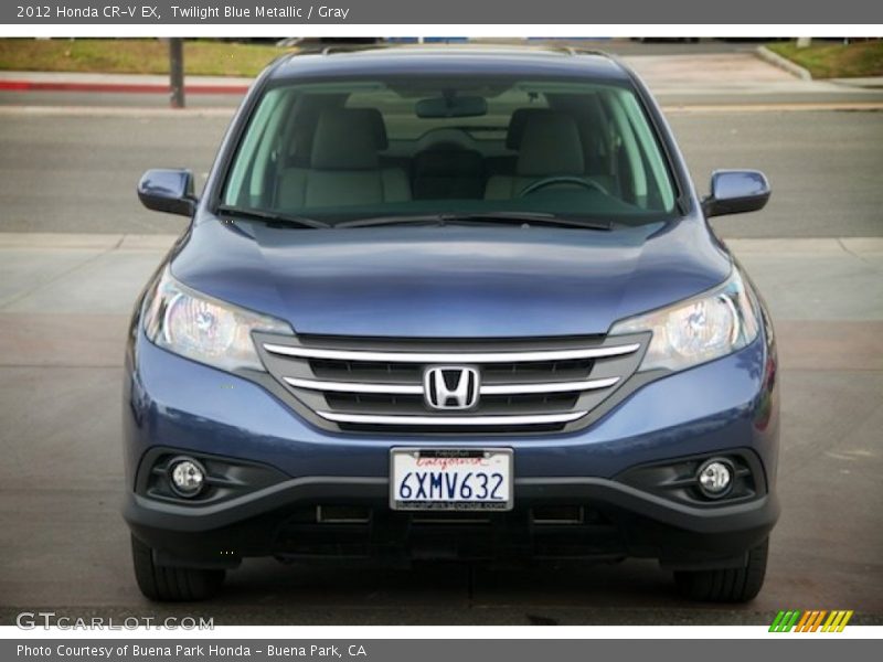 Twilight Blue Metallic / Gray 2012 Honda CR-V EX