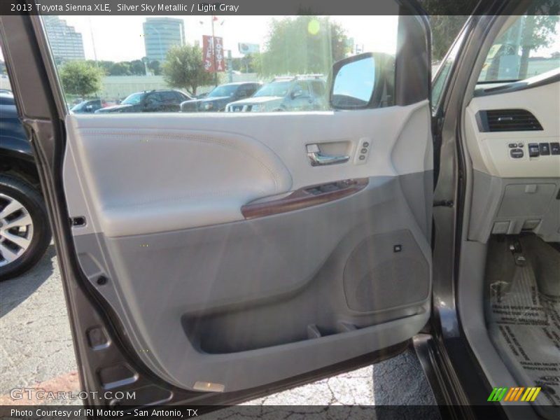 Silver Sky Metallic / Light Gray 2013 Toyota Sienna XLE