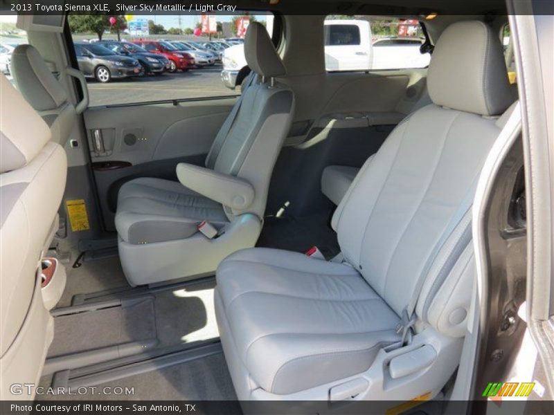 Silver Sky Metallic / Light Gray 2013 Toyota Sienna XLE