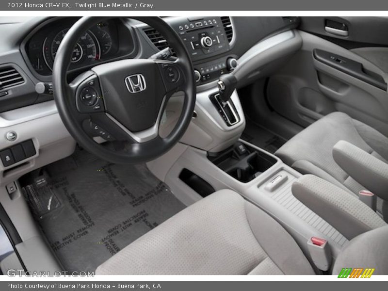 Twilight Blue Metallic / Gray 2012 Honda CR-V EX