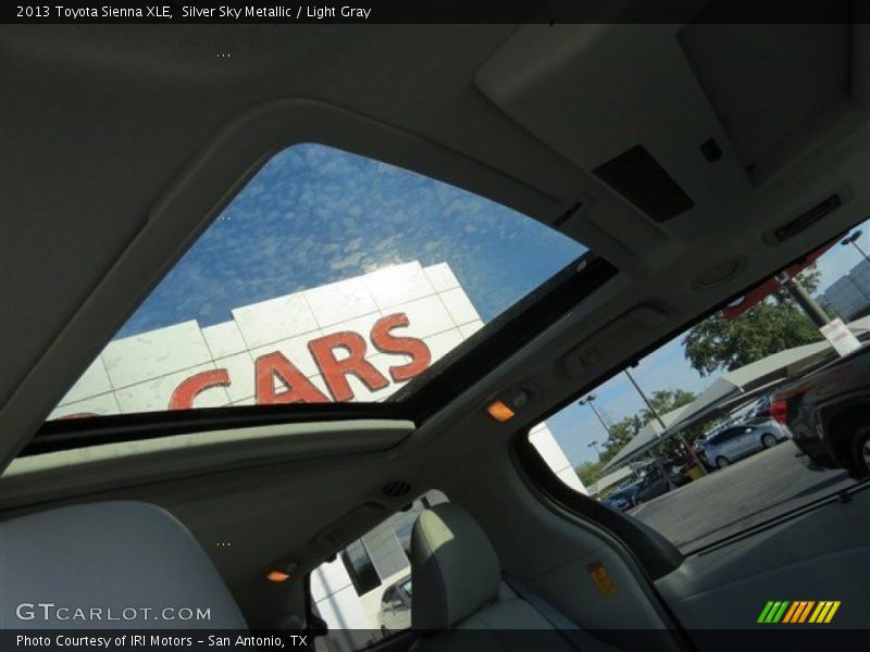 Silver Sky Metallic / Light Gray 2013 Toyota Sienna XLE
