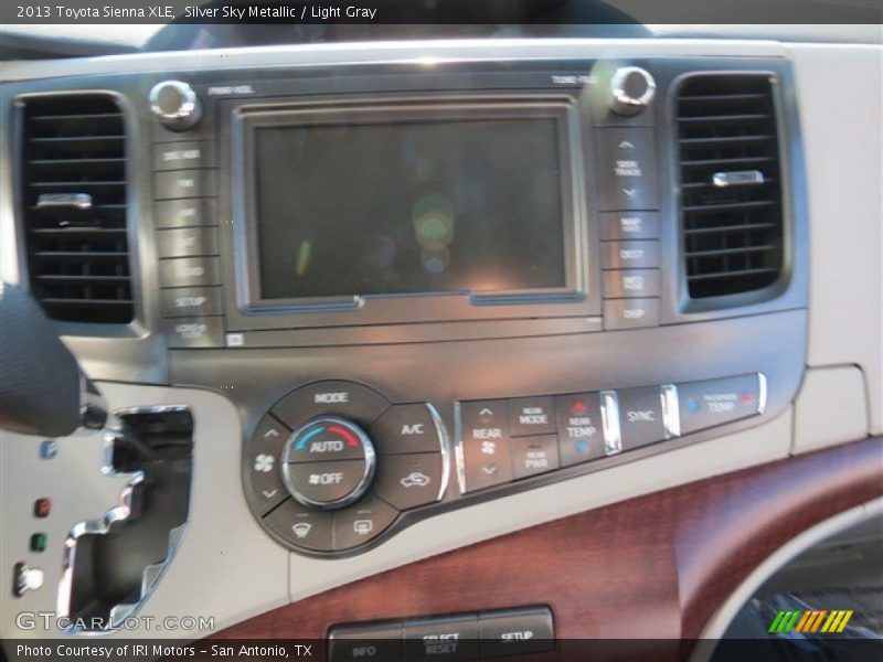 Silver Sky Metallic / Light Gray 2013 Toyota Sienna XLE