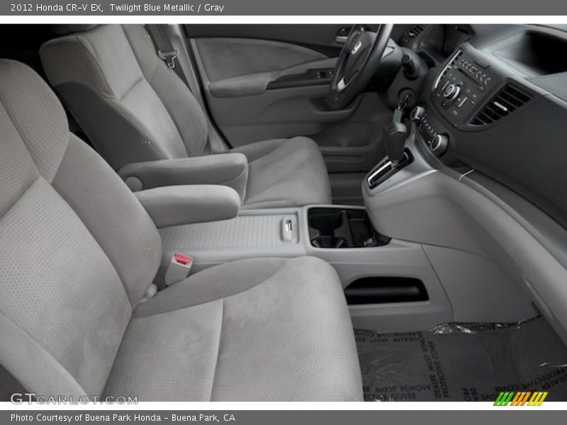 Twilight Blue Metallic / Gray 2012 Honda CR-V EX