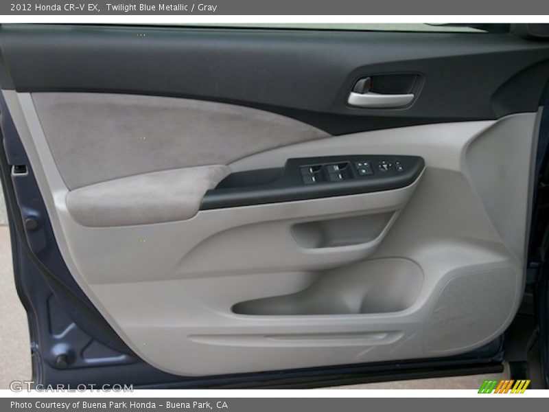 Twilight Blue Metallic / Gray 2012 Honda CR-V EX