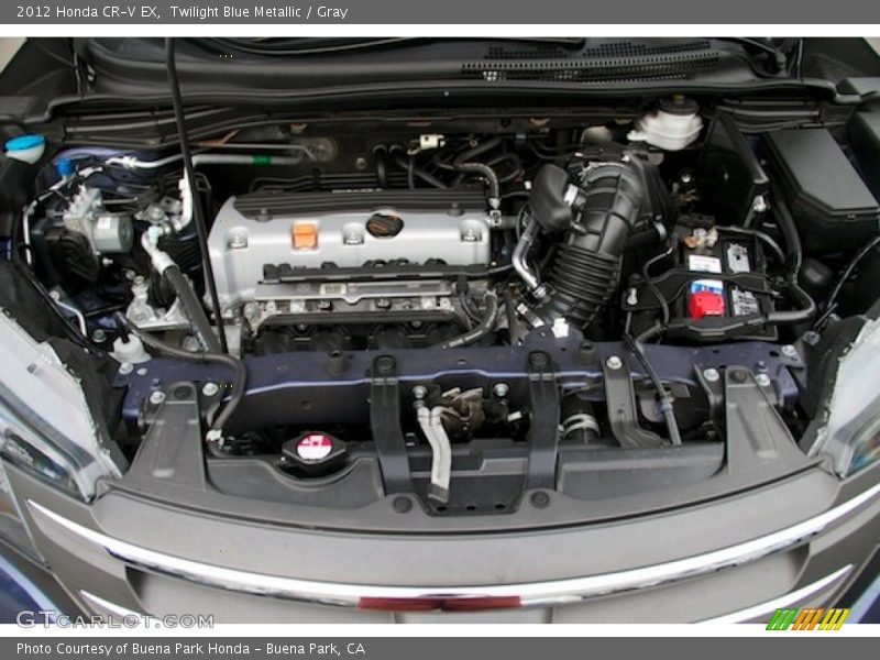 Twilight Blue Metallic / Gray 2012 Honda CR-V EX